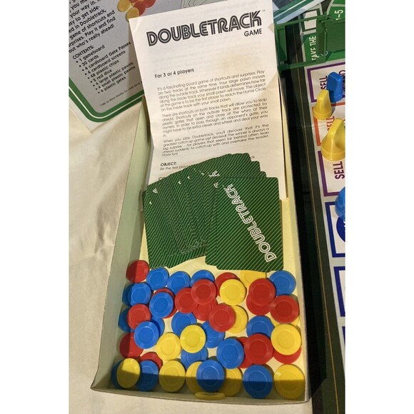 DoubleTrack (1981) Milton Bradley Board Game - Picture 4 of 6